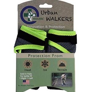 Healers Dog Boots for Paw Protection with Non Slip Sole, Reflective Pet Booties